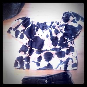 3/$15 Rebecca Minkoff silk crop top